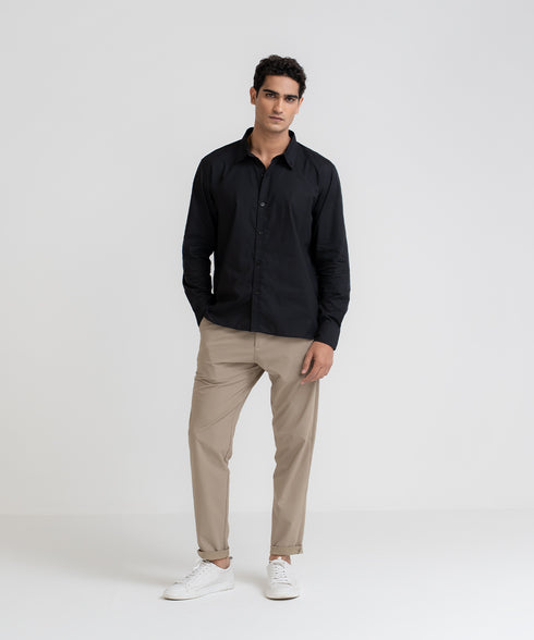 Men's Poplin Button Down Shirt